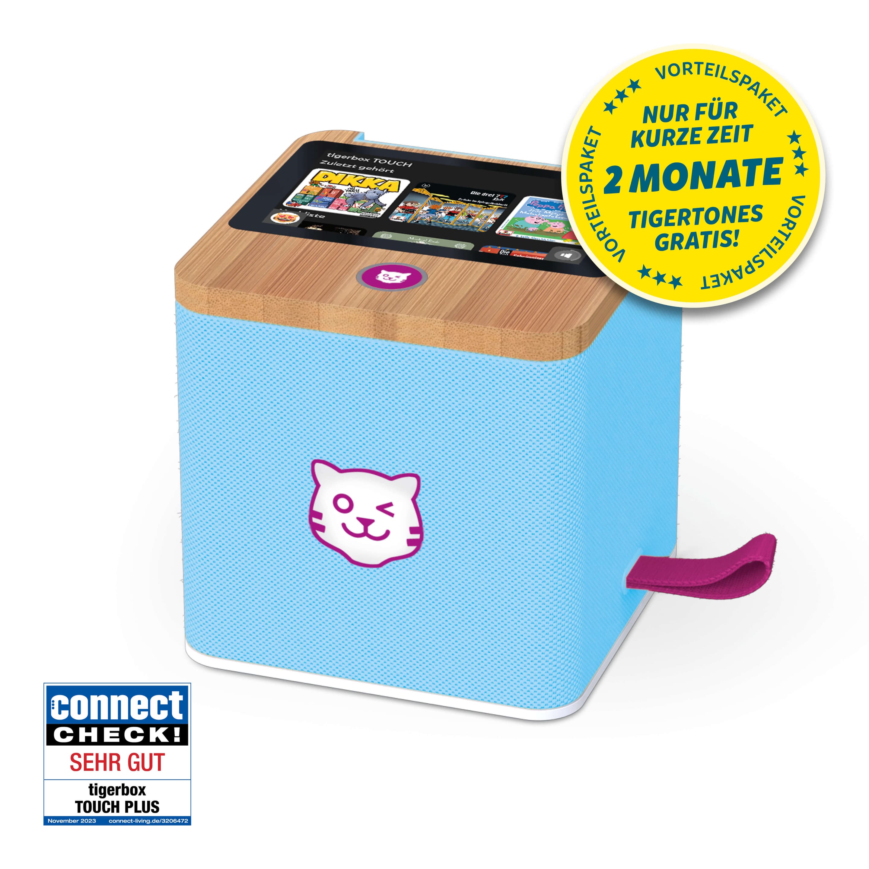 Tigerbox Touch Plus - Hellblau ( Vorteilspaket )