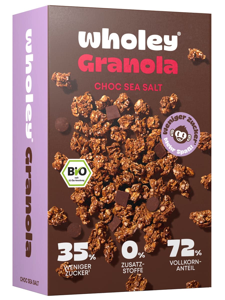Wholey Bio Choc Sea Salt Granola