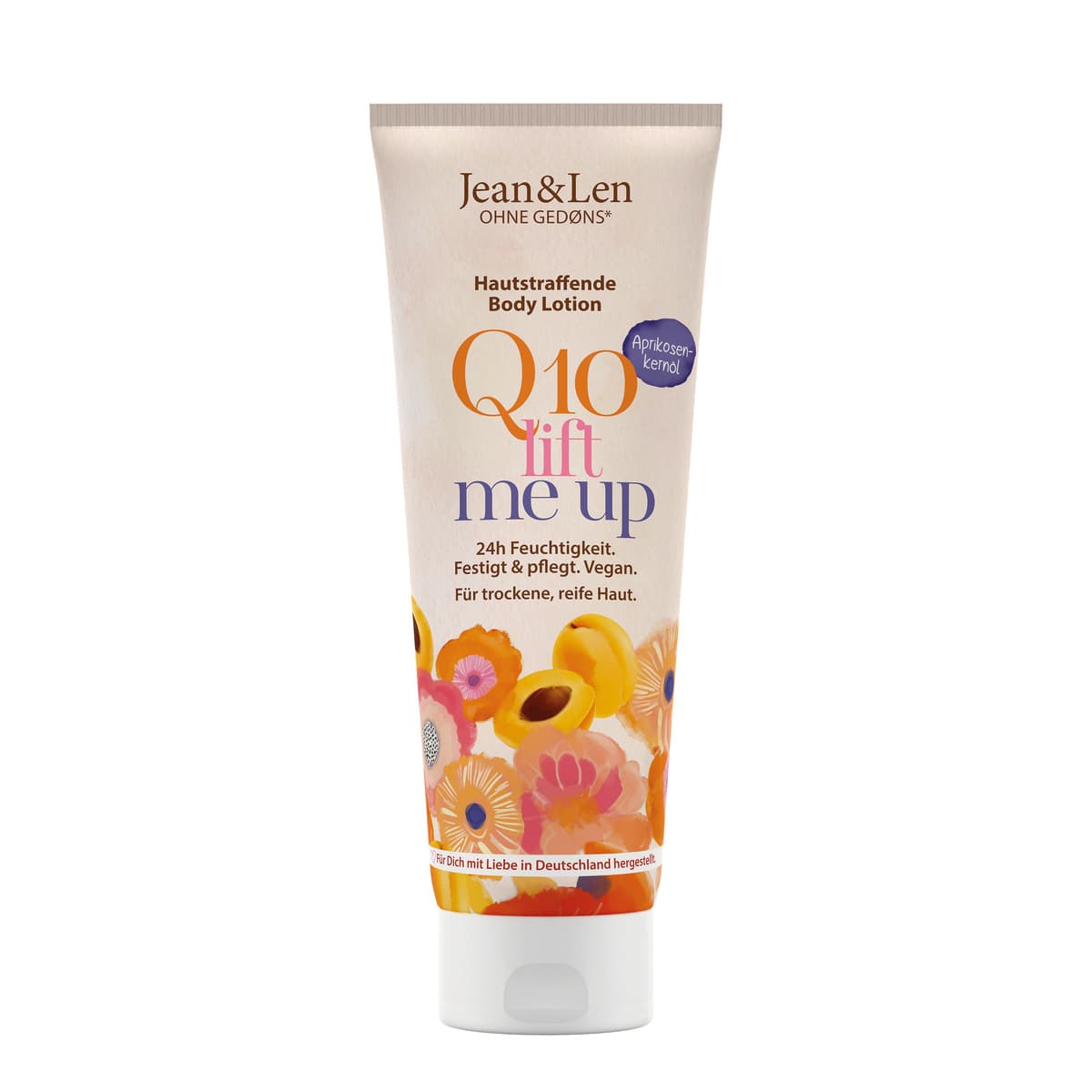 Jean&Len Hautstraffende Bodylotion Aprikosenkernöl & Q10