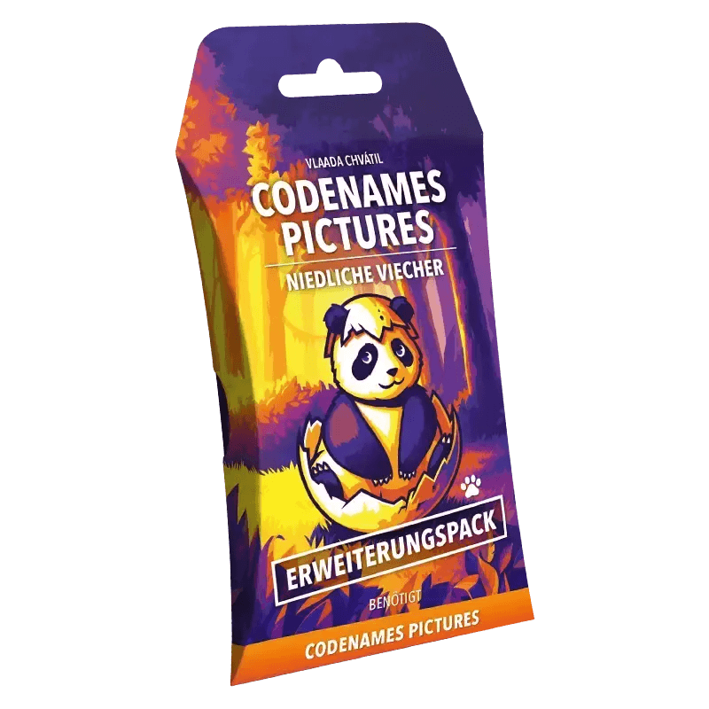 Codenames Pictures Niedliche Viecher Erweiterungspack – deutsche Ausgabe