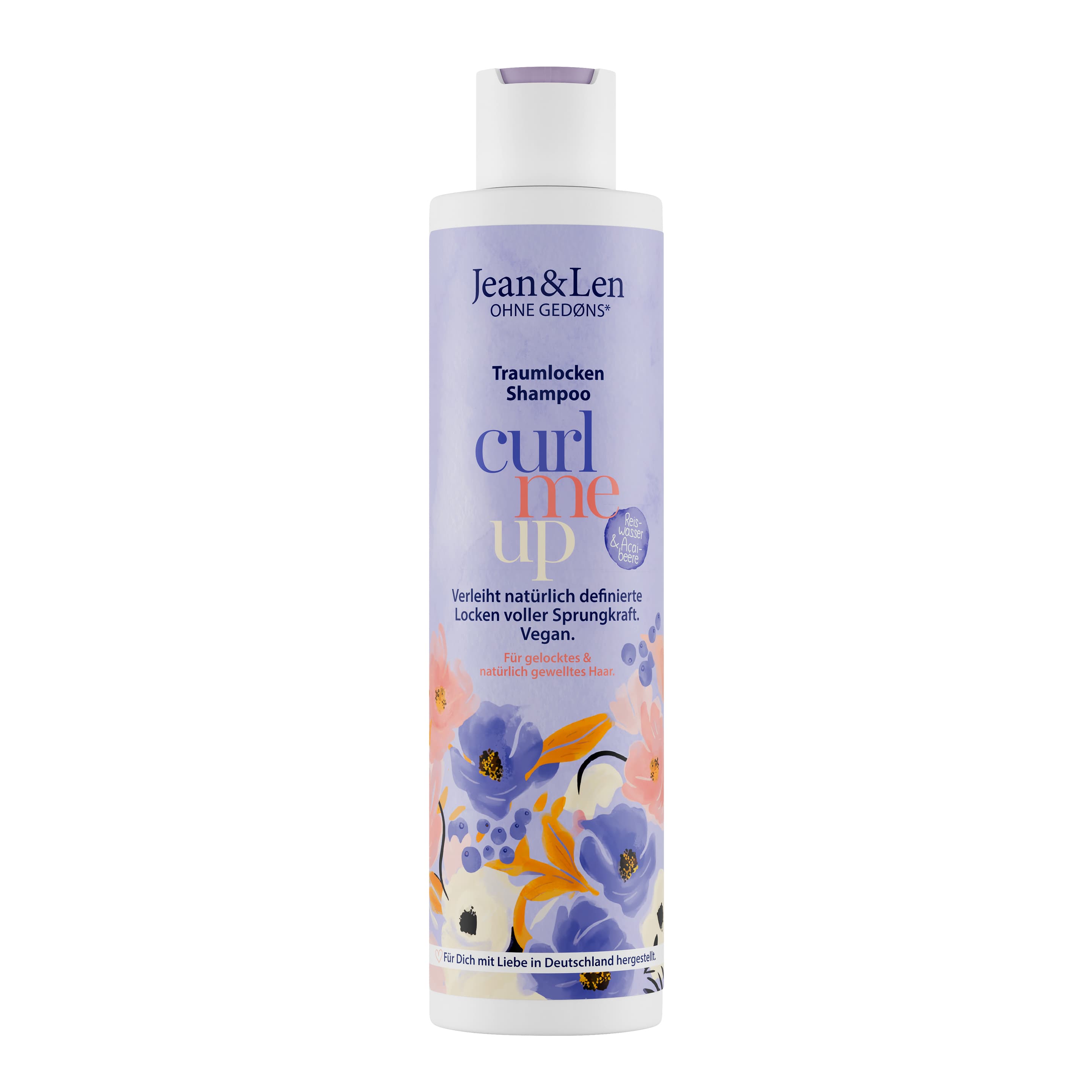 Jean&Len Shampoo Traumlocken Reiswasser & Acaibeere