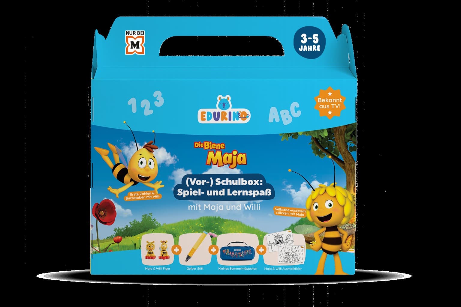 EDURINO Die Biene Maja (Vor-) Schulbox: Spiel- und Lernspaß mit Maja und Willi