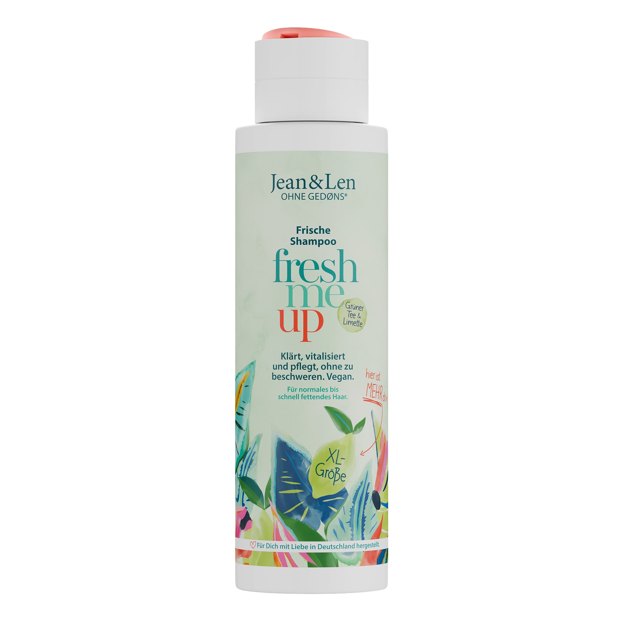 Jean&Len Frische Shampoo Grüner Tee/Limette XXL