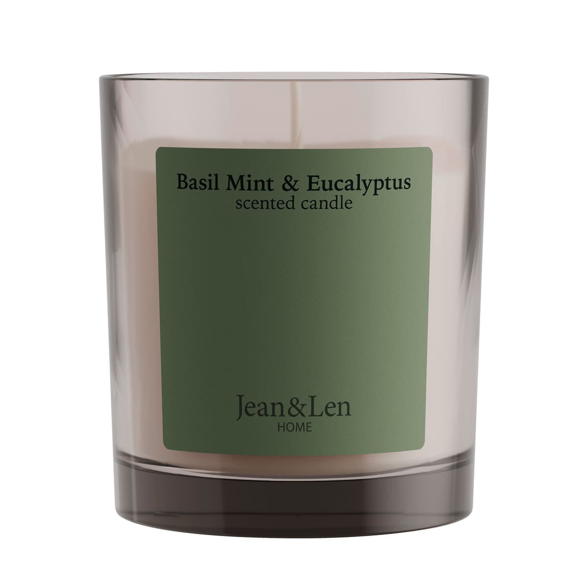 Jean&Len Scented Candle Basil Mint & Eucalyptus