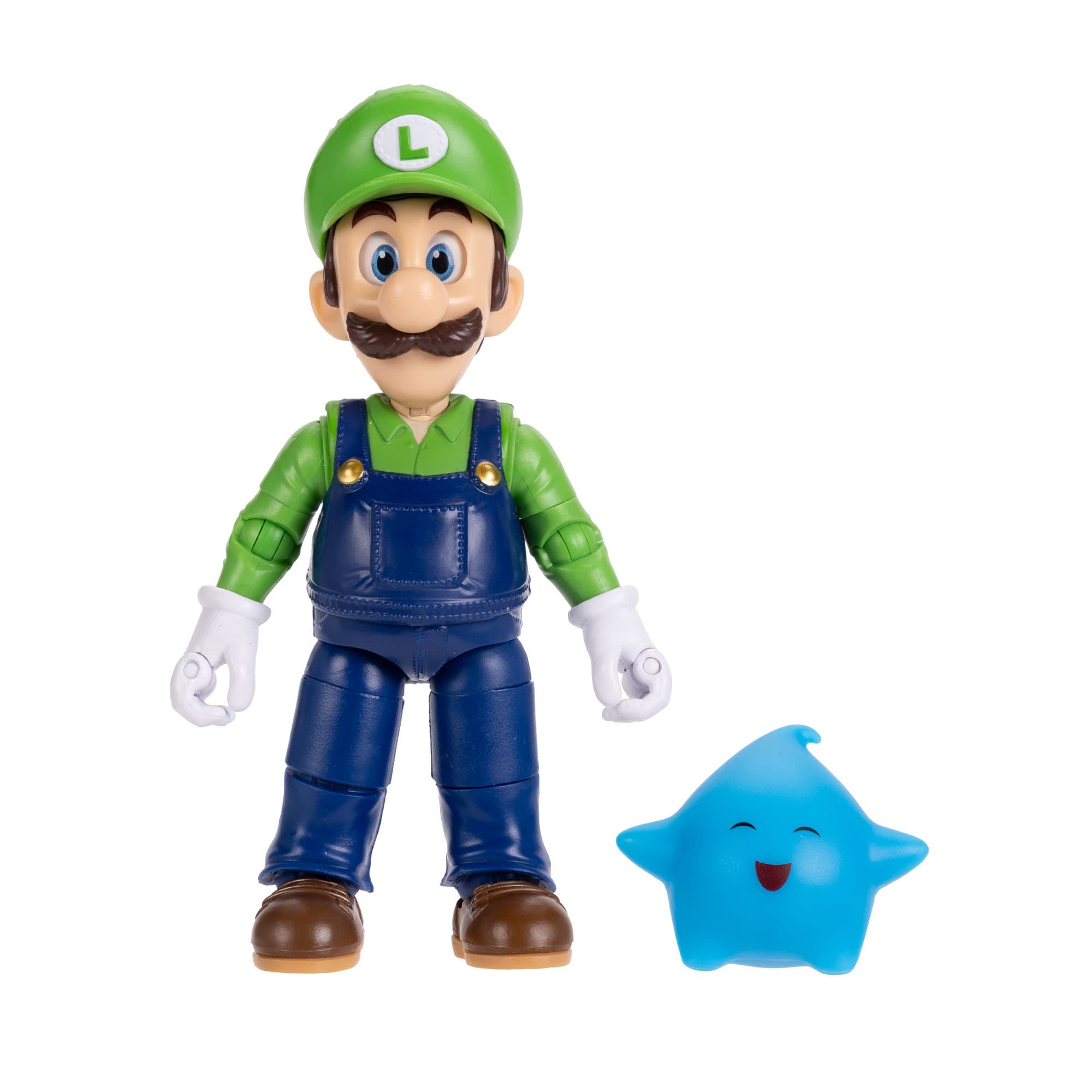 Jakks Pacific - Super Mario Galaxy Movie – 13 cm Figurenserie – Luigi-Figur mit Luma-Stern