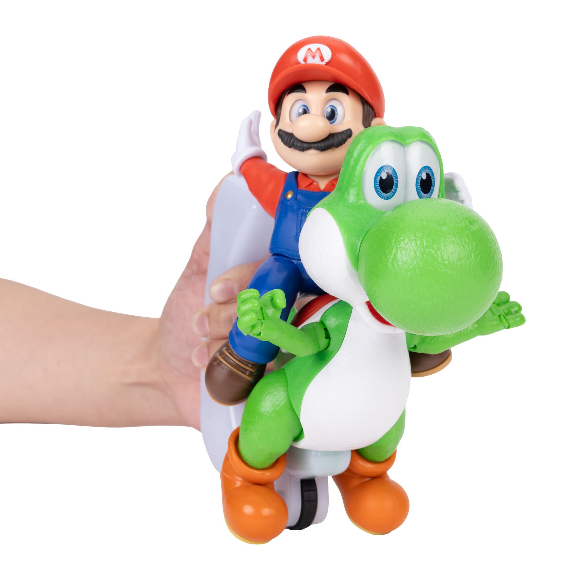 Super Mario Galaxy Movie – Mario reitet auf Yoshi 19 cm