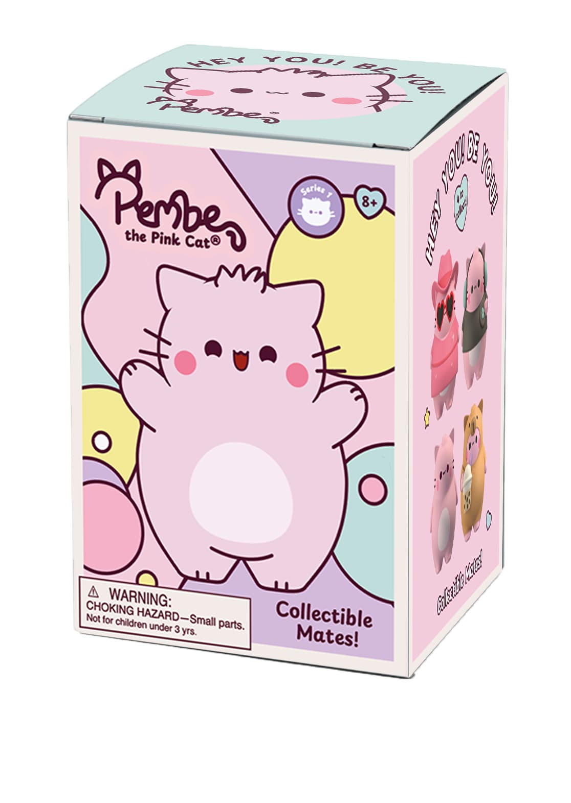 Pembe - 9 Cm Collectible Mates - 4 Assorted - Pink-Cowgirl-Dj-Onesie sortiert (Keine Auswahl möglich)
