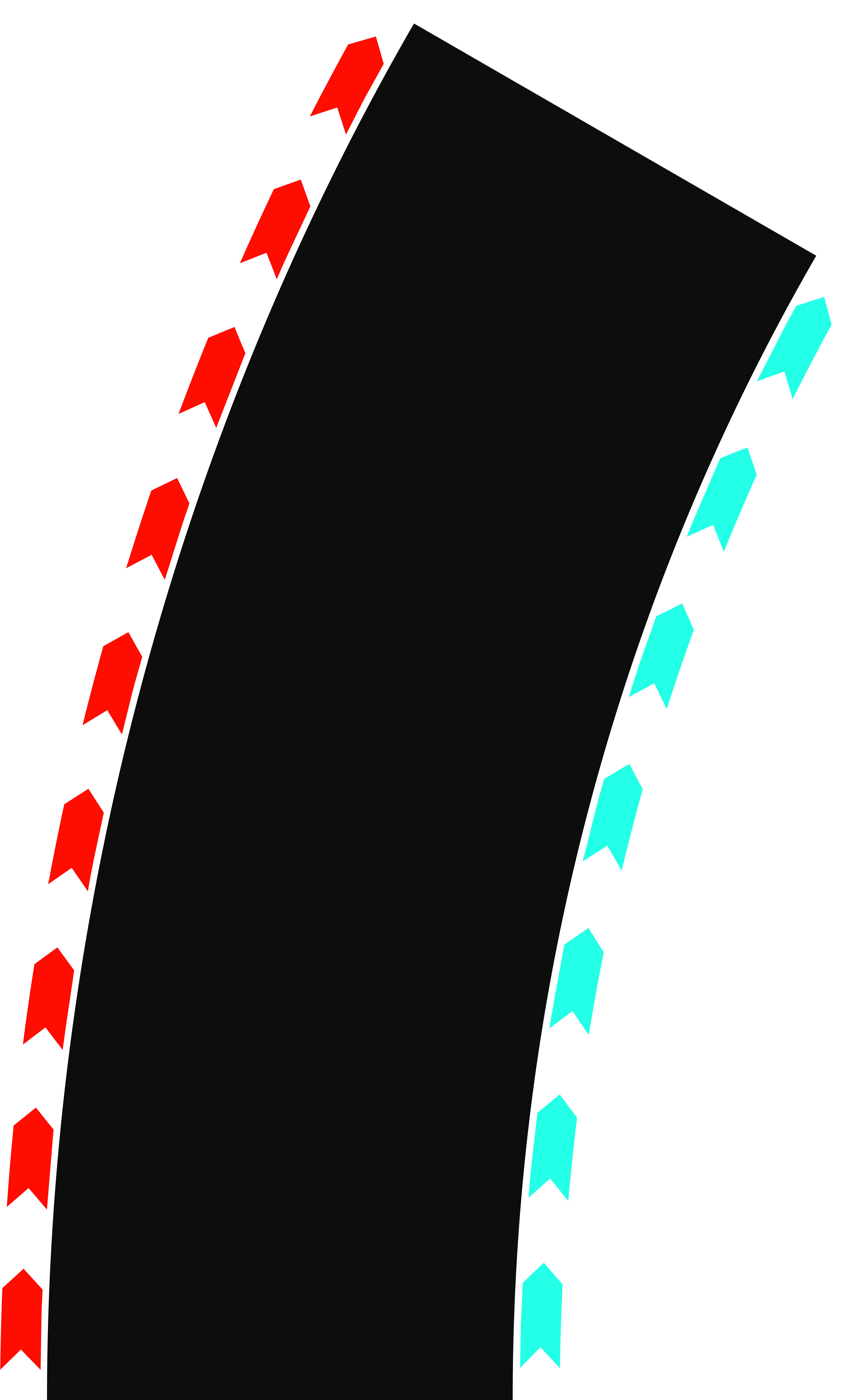 Carrera HYBRID - Curves Radius 2 30° (2x L, 2x R)