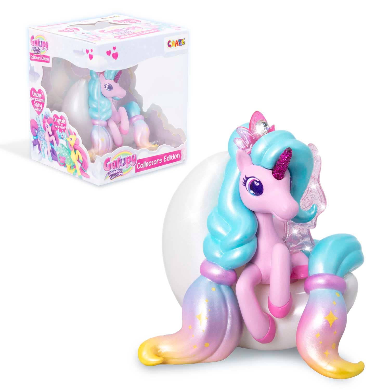 CRAZE - GALUPY RAINBOW UNICORN COLLECTORS, 1 Stück, sortiert