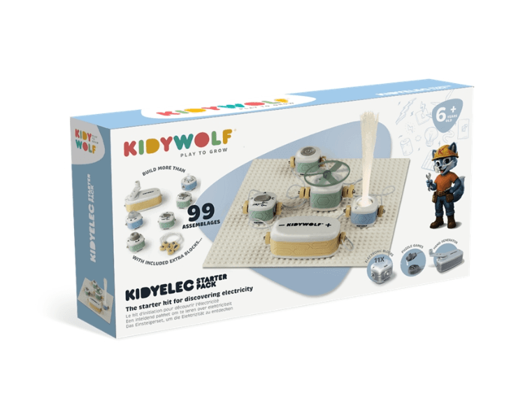 KIDYWOLF Elektrizität-Experimentierkasten 11-tlg.