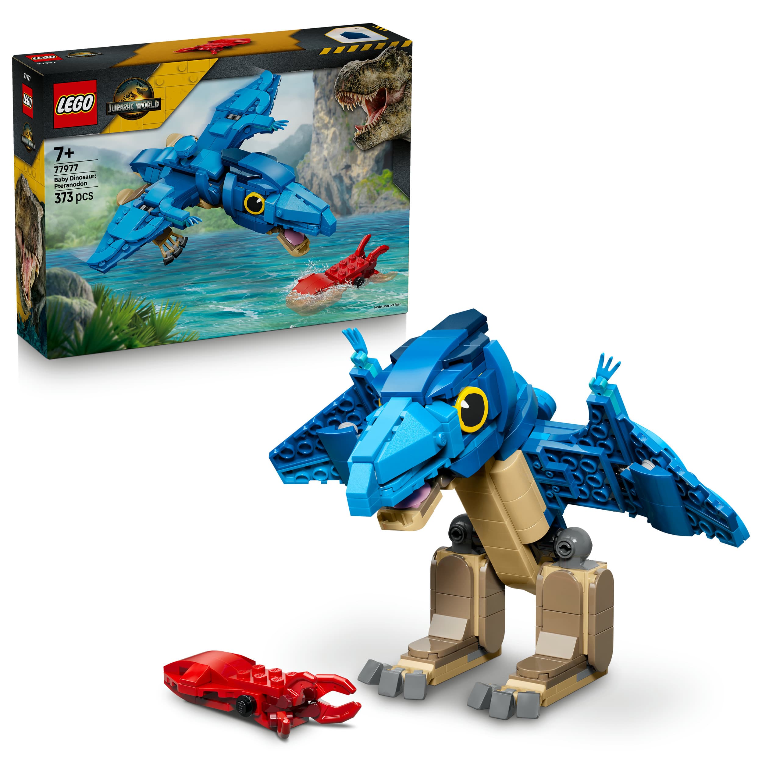 LEGO Jurassic World 77977 Baby-Dinosaurier: Pteranodon, Bauspielzeug für Kinder ab 7 Jahren