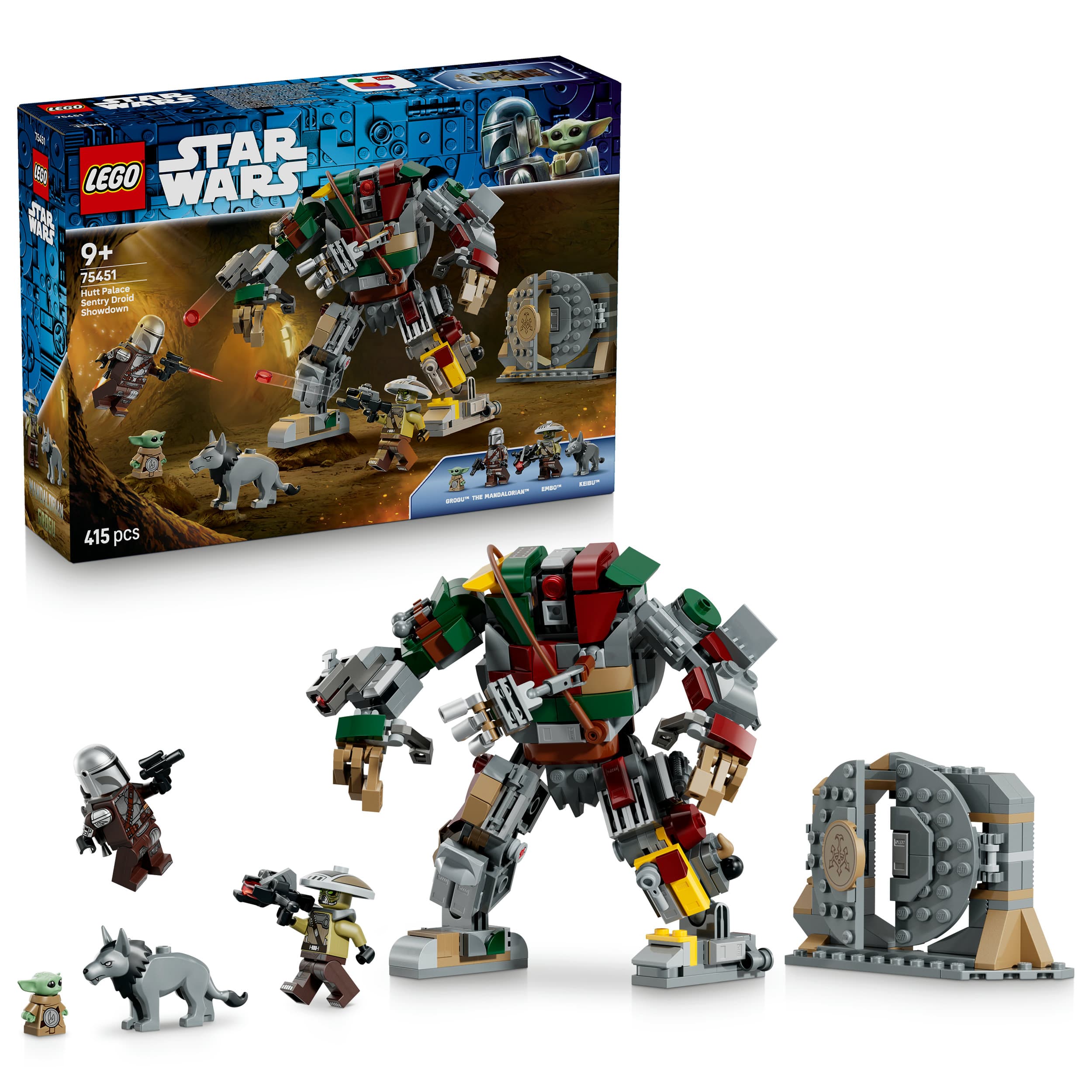 LEGO Star Wars Showdown mit dem Wächterdroiden am Huttenpalast 75451