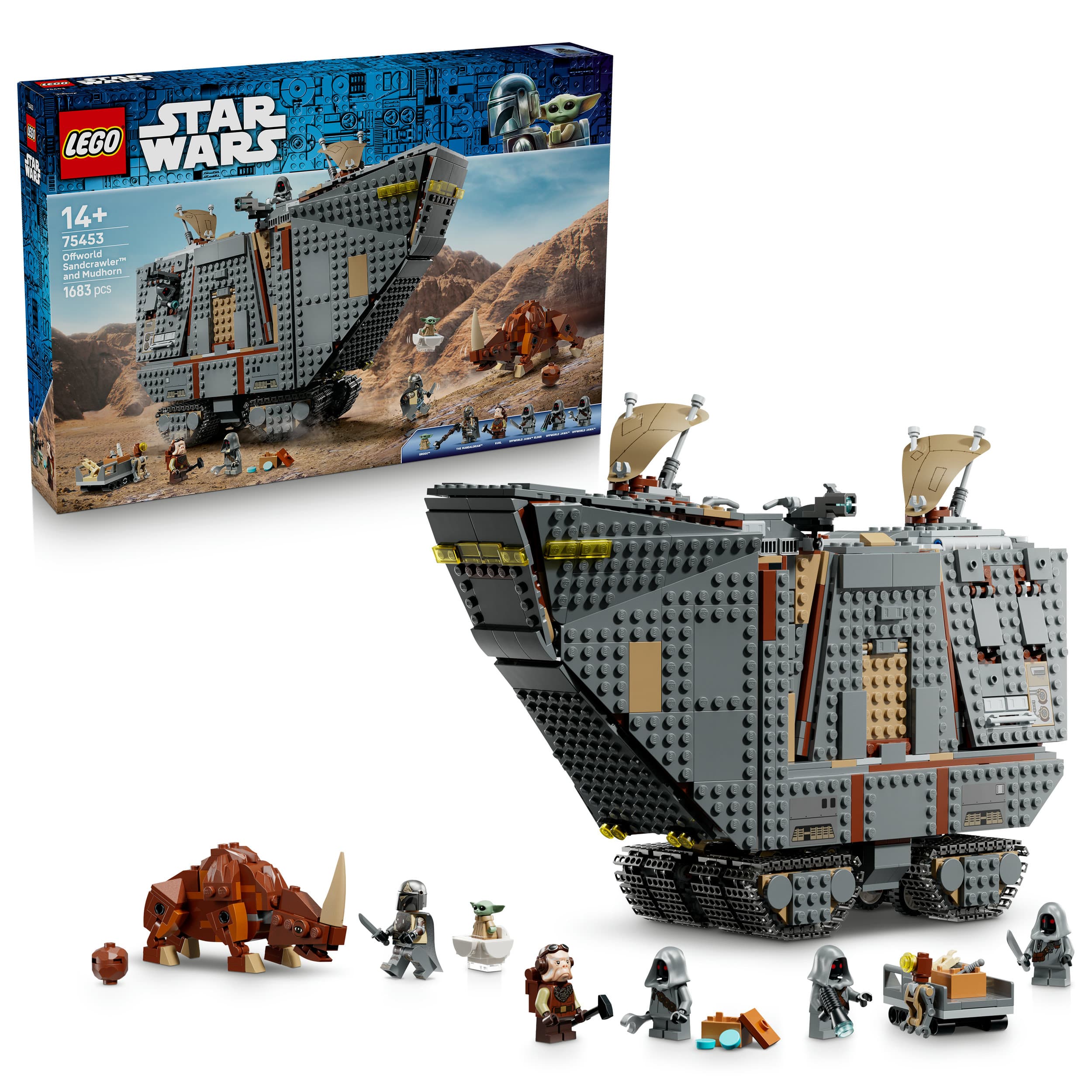 LEGO Star Wars Offworld Sandkrawler und Schlammhorn Bauspielzeug 75453