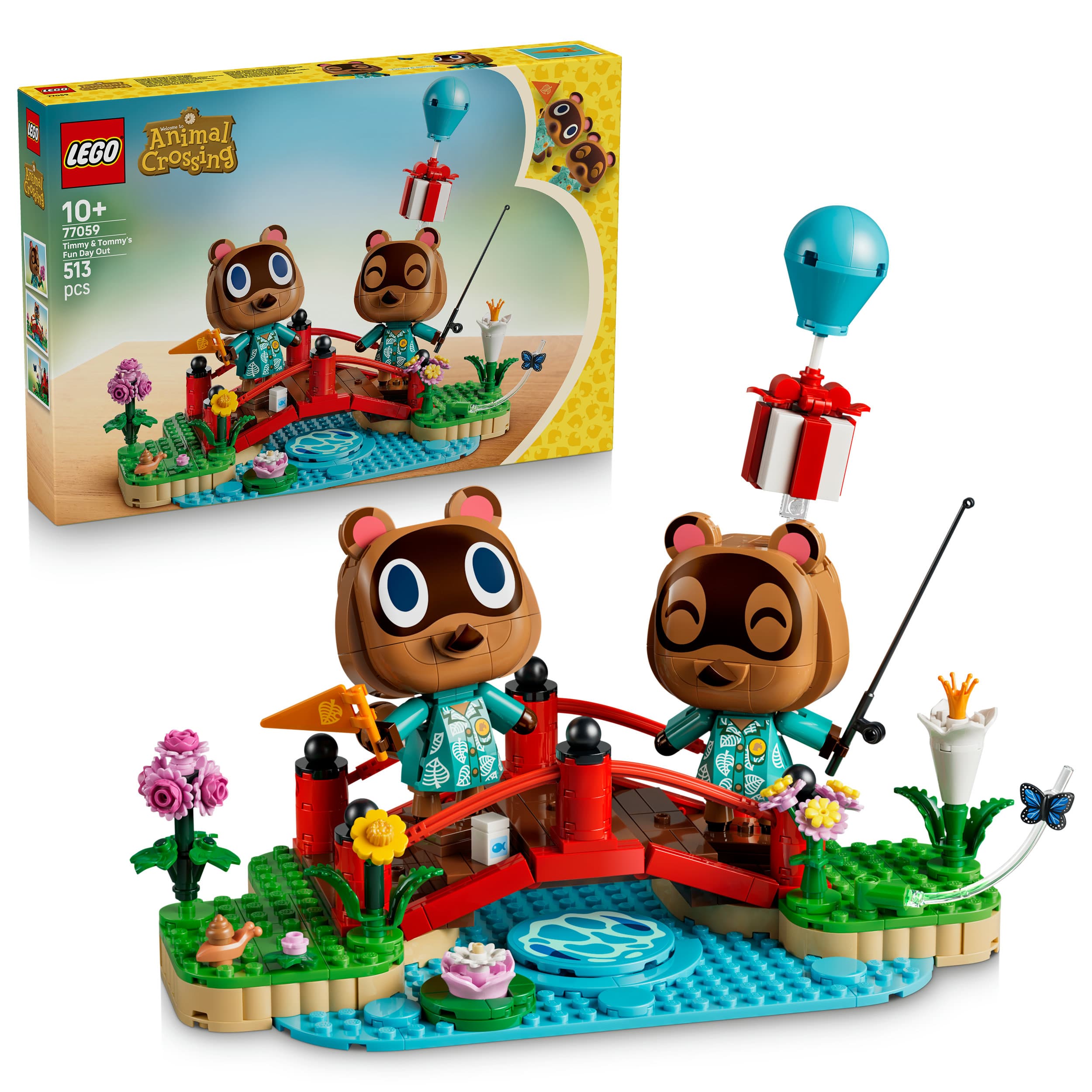 LEGO Animal Crossing Ausflug mit Nepp und Schlepp Bauspielzeug 77059