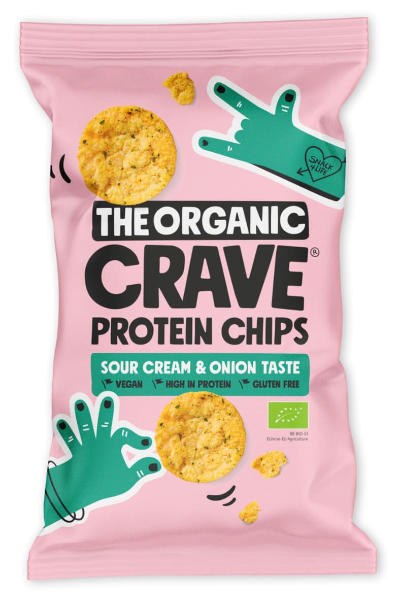 The Organic Crave Bio Proteinchips Sour Cream & Onion