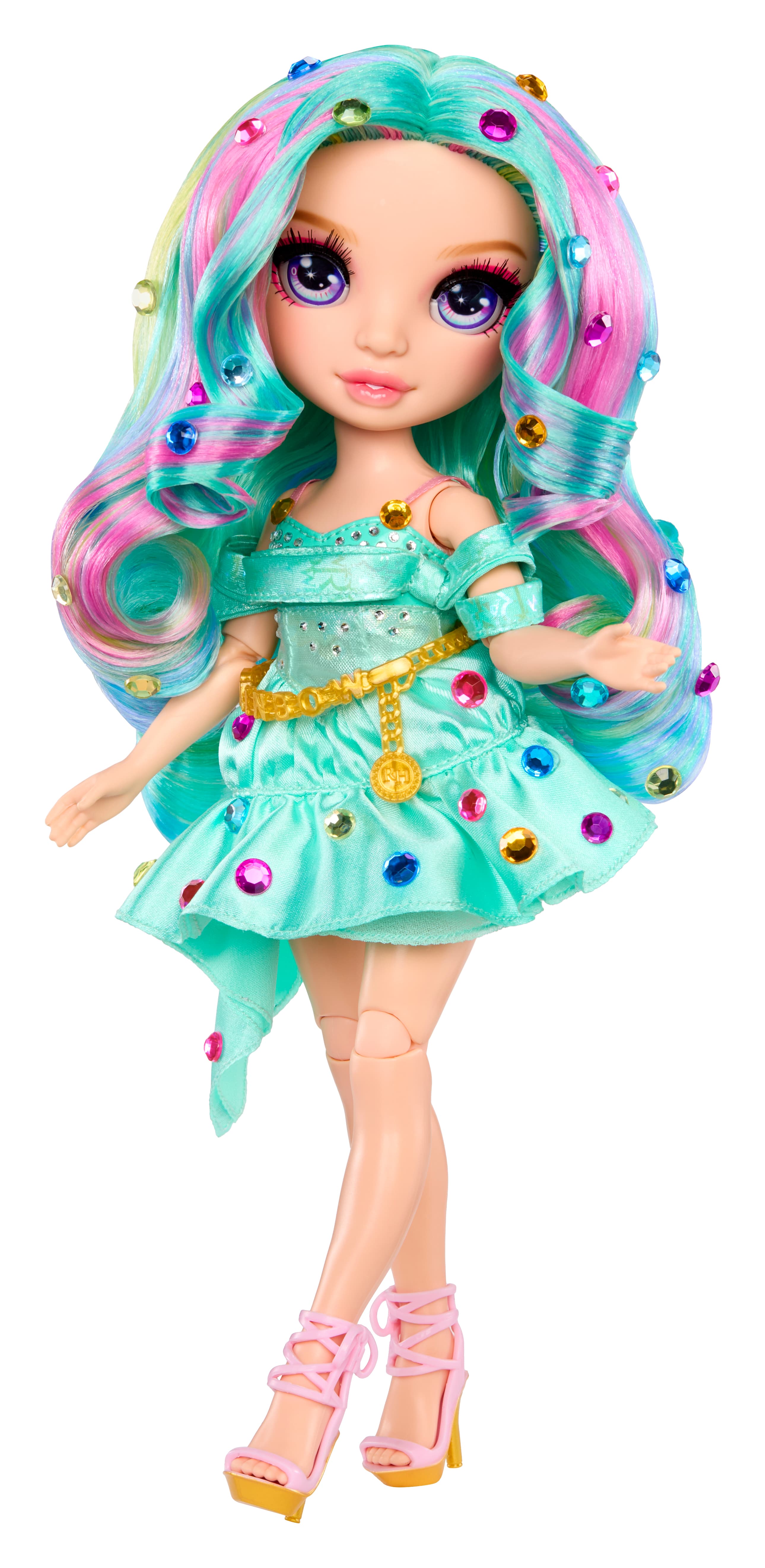 Rainbow High Be Dazzling Modepuppen - Celine Turquoise (Türkis)