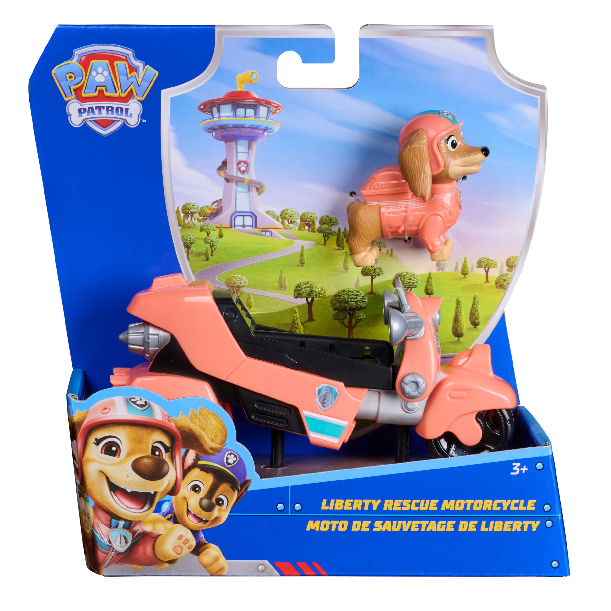 PAW Patrol - Liberty Rettungs-Motorrad mit Sammelfigur (Basis Fahrzeug)
