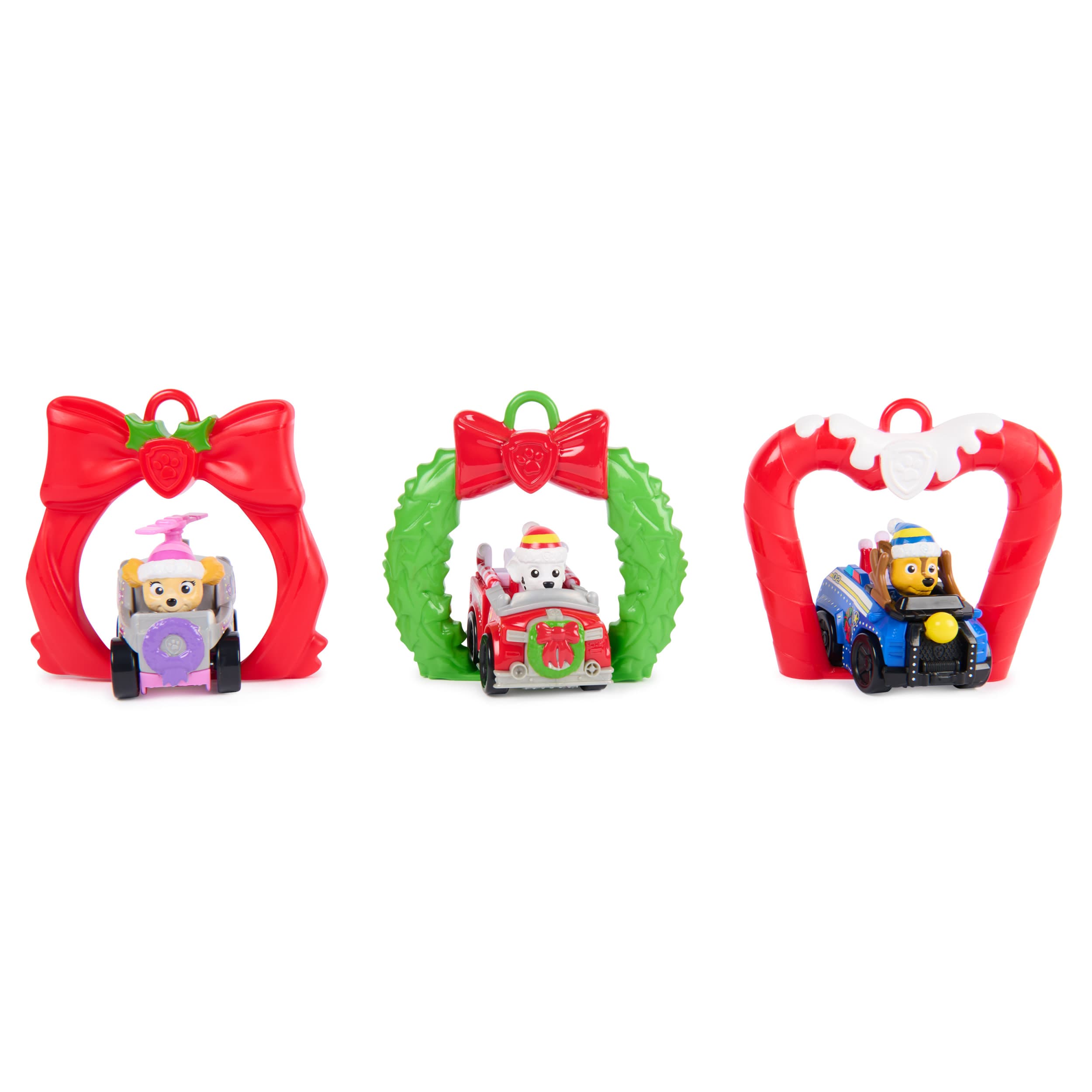 PAW Patrol Weihnachtliche Pup Squad Racer, sortiert