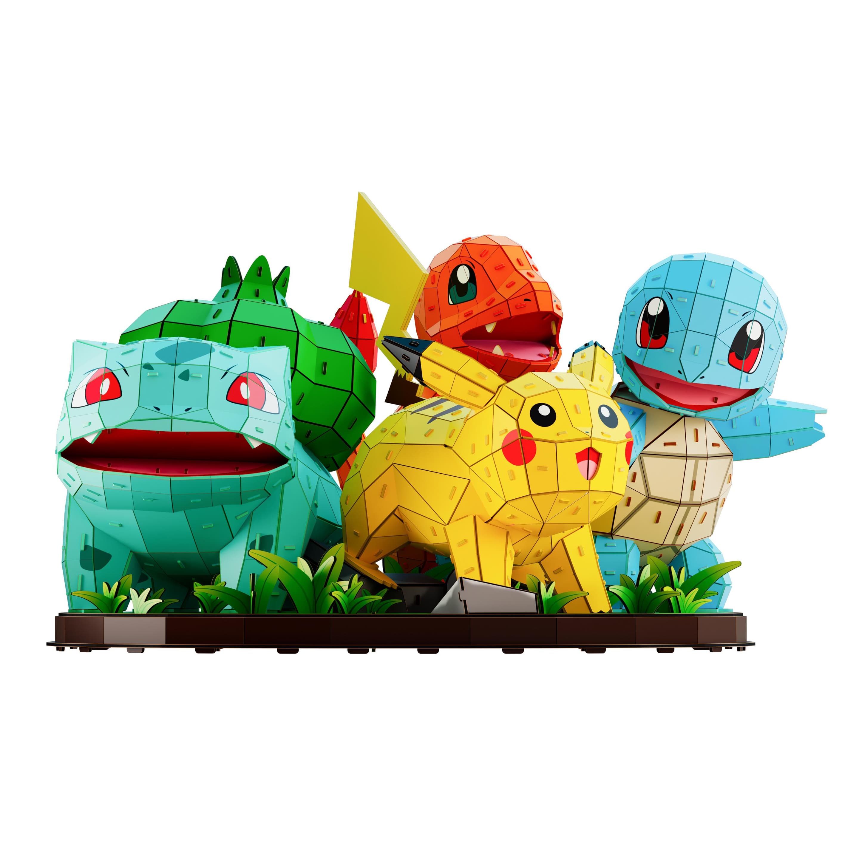 4D Build - Pokémon - Kanto Region 4-Pack