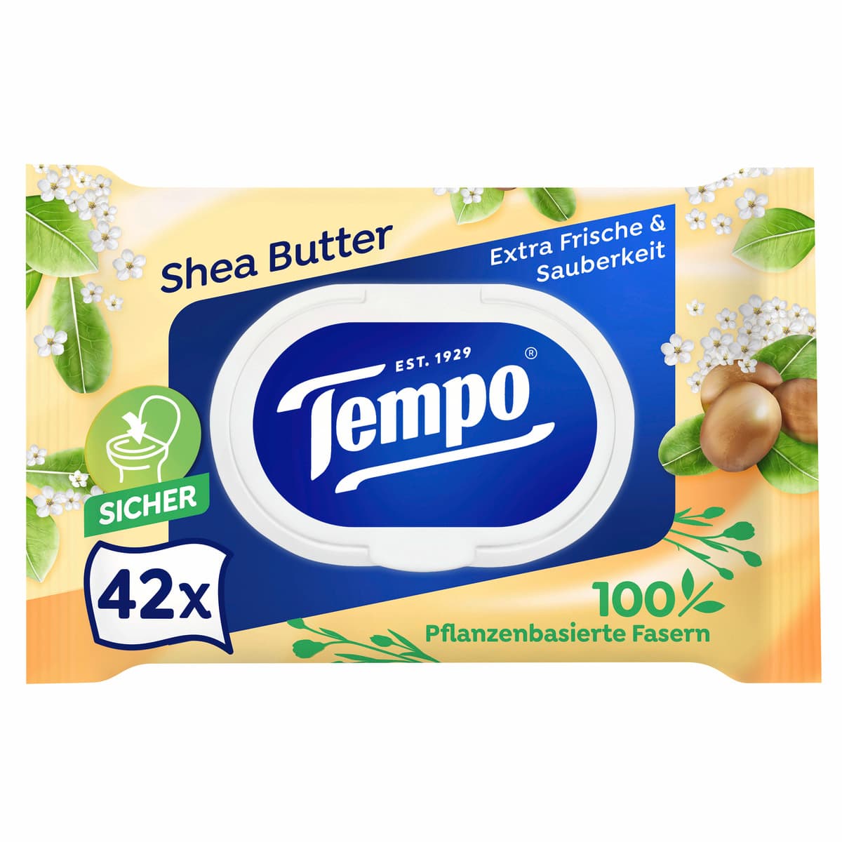 Tempo Feuchtes Toilettenpapier Shea Butter