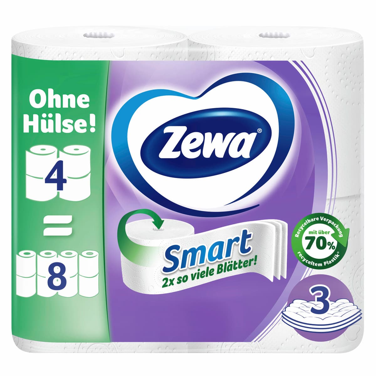 Zewa Smart Toilettenpapier 4x300 Blatt