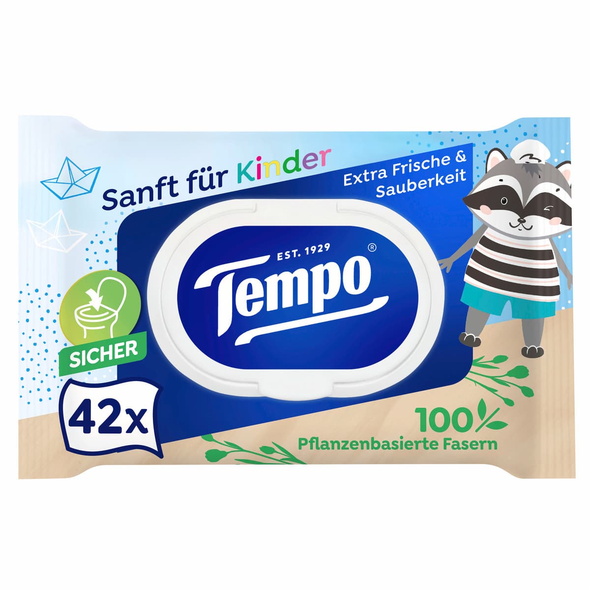 Tempo Feuchtes Toilettenpapier Sanft für Kinder