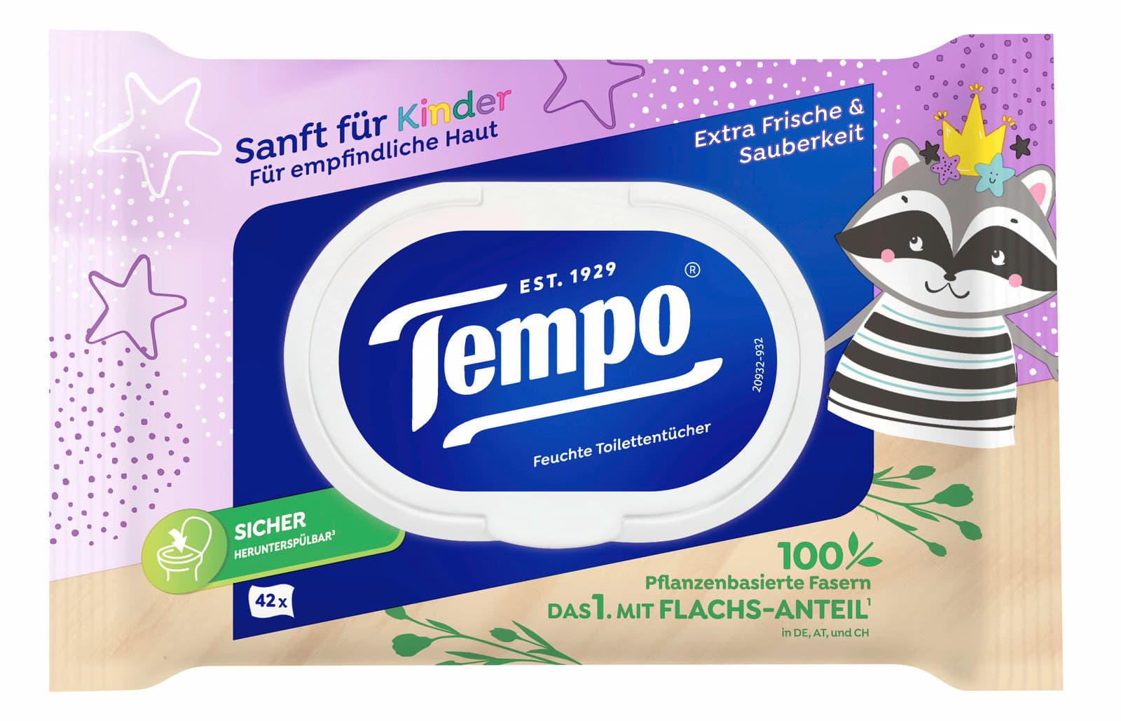 Tempo Feuchtes Toilettenpapier Sanft für Kinder
