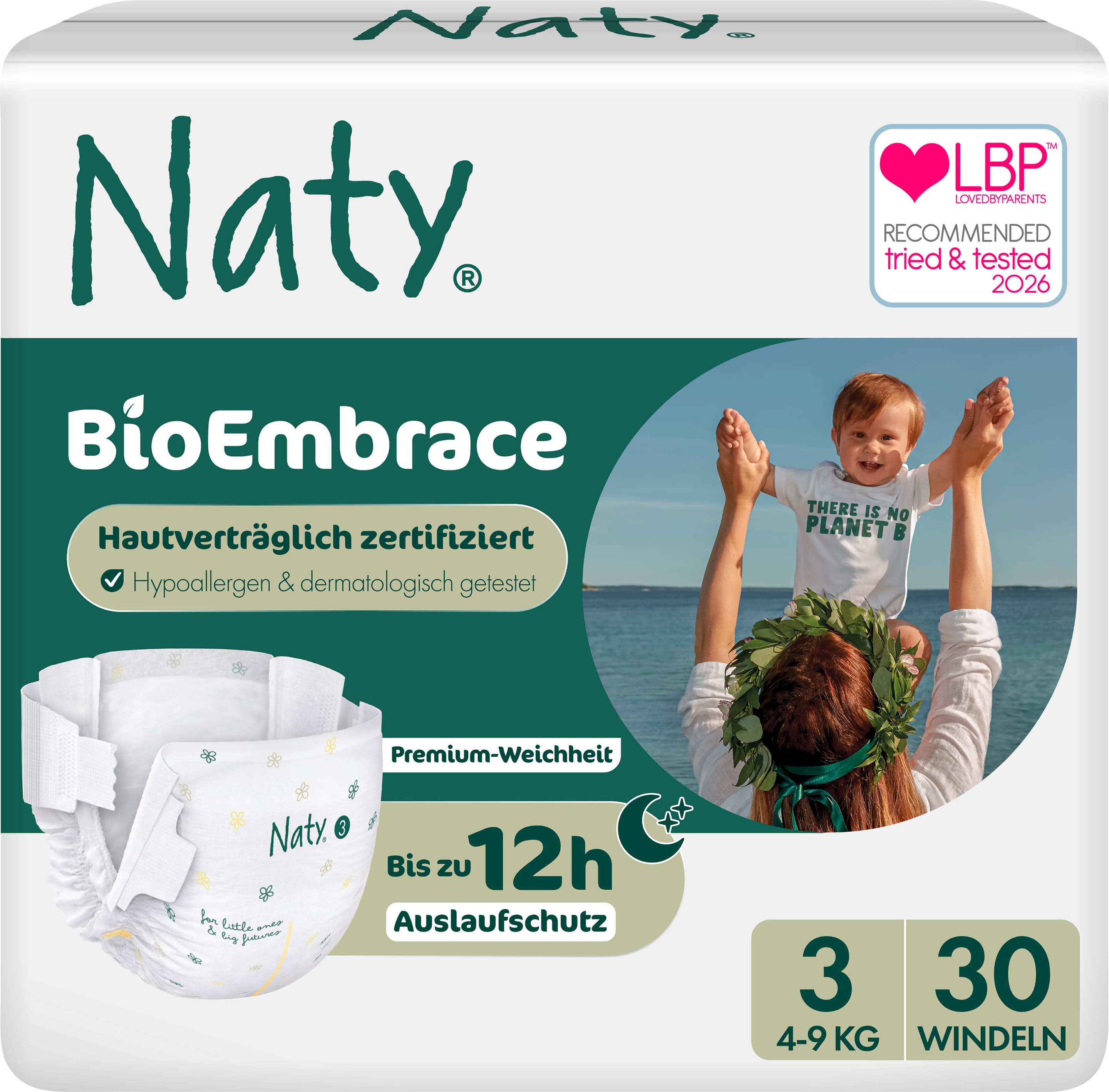 Naty Windeln BioEmbrace Gr. 3 (4-9 kg)