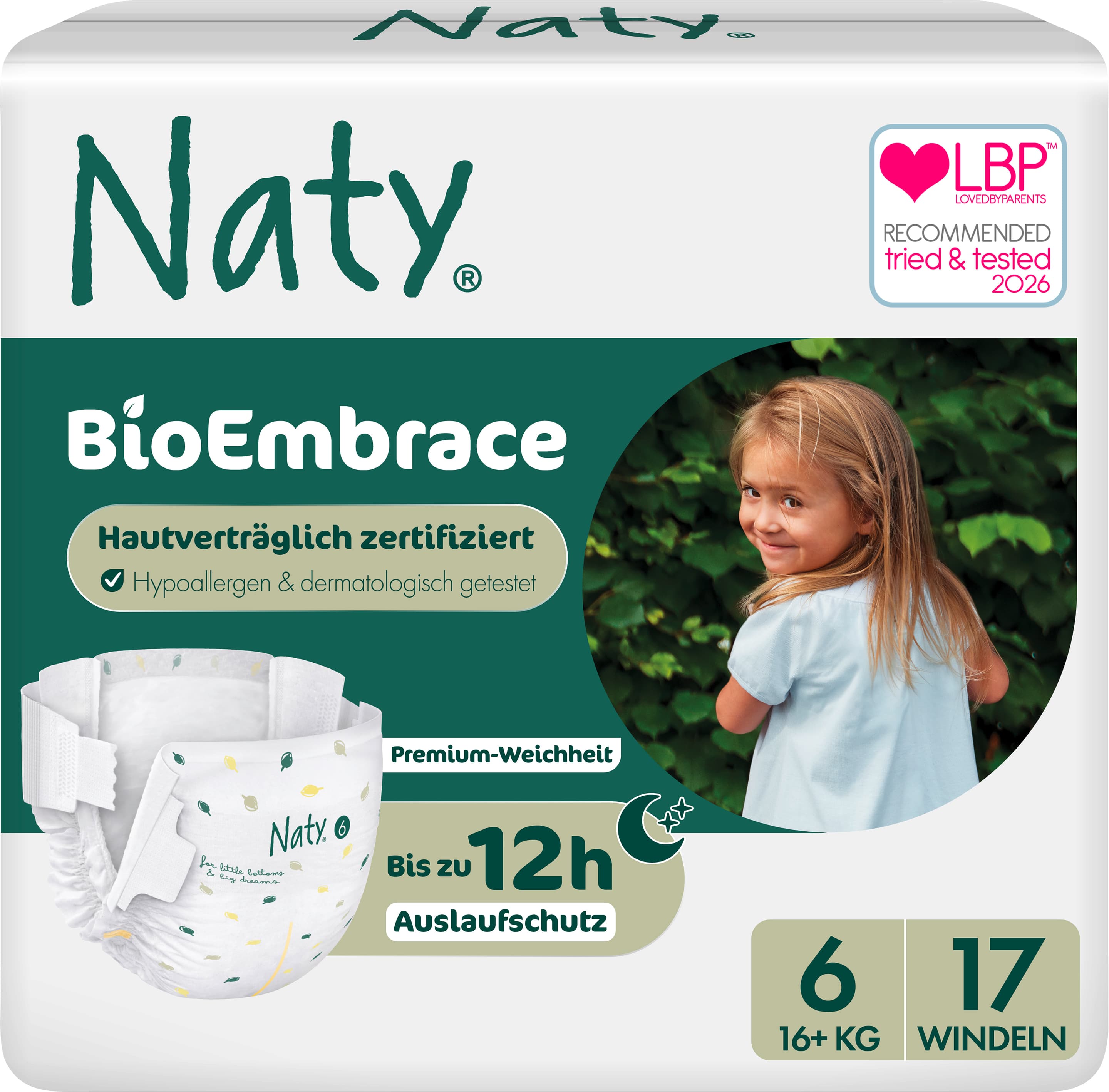 Naty Windeln BioEmbrace Gr 6 (16-35 kg)