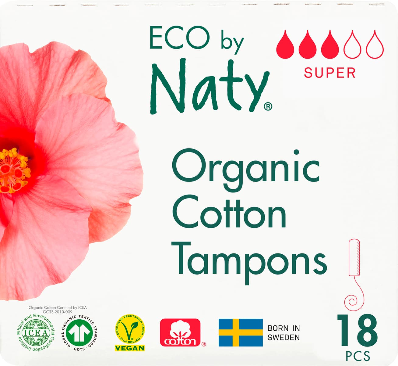 Eco by Naty Tampons Super