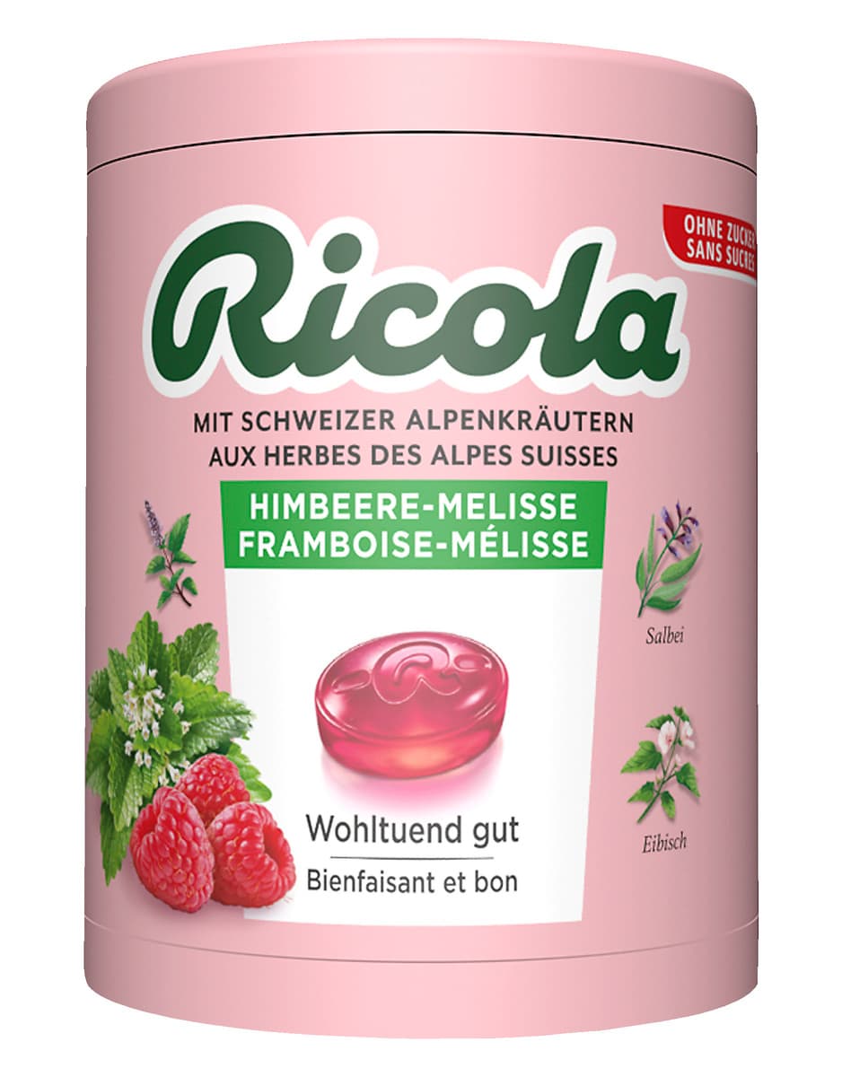 Ricola Bonbons Himbeere Melisse Dose