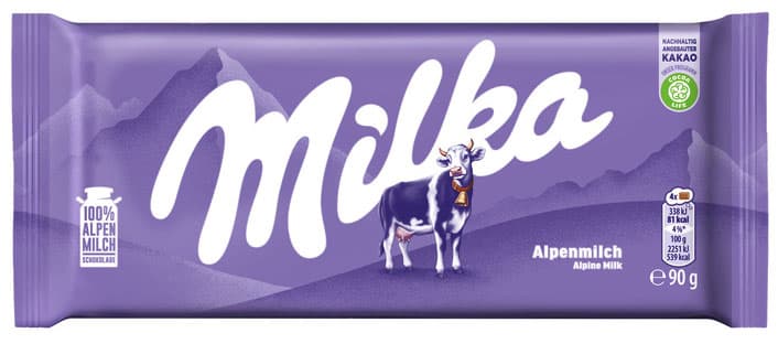 Milka Schokoladentafel Alpenmilch