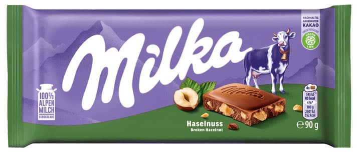 Milka Schokoladentafel Haselnuss