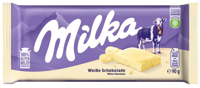 Milka Schokoladentafel weiß