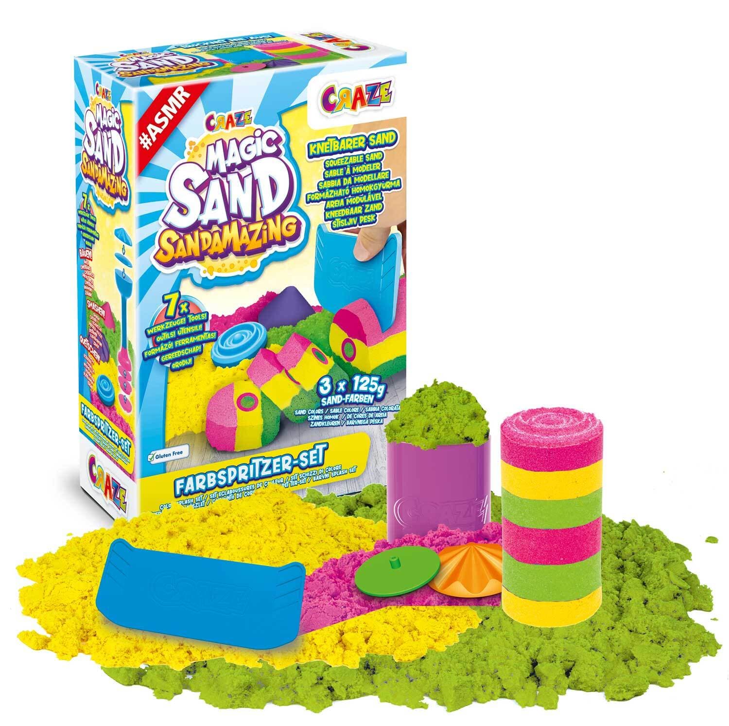CRAZE - Magic Sand Sandamazing Neon Set