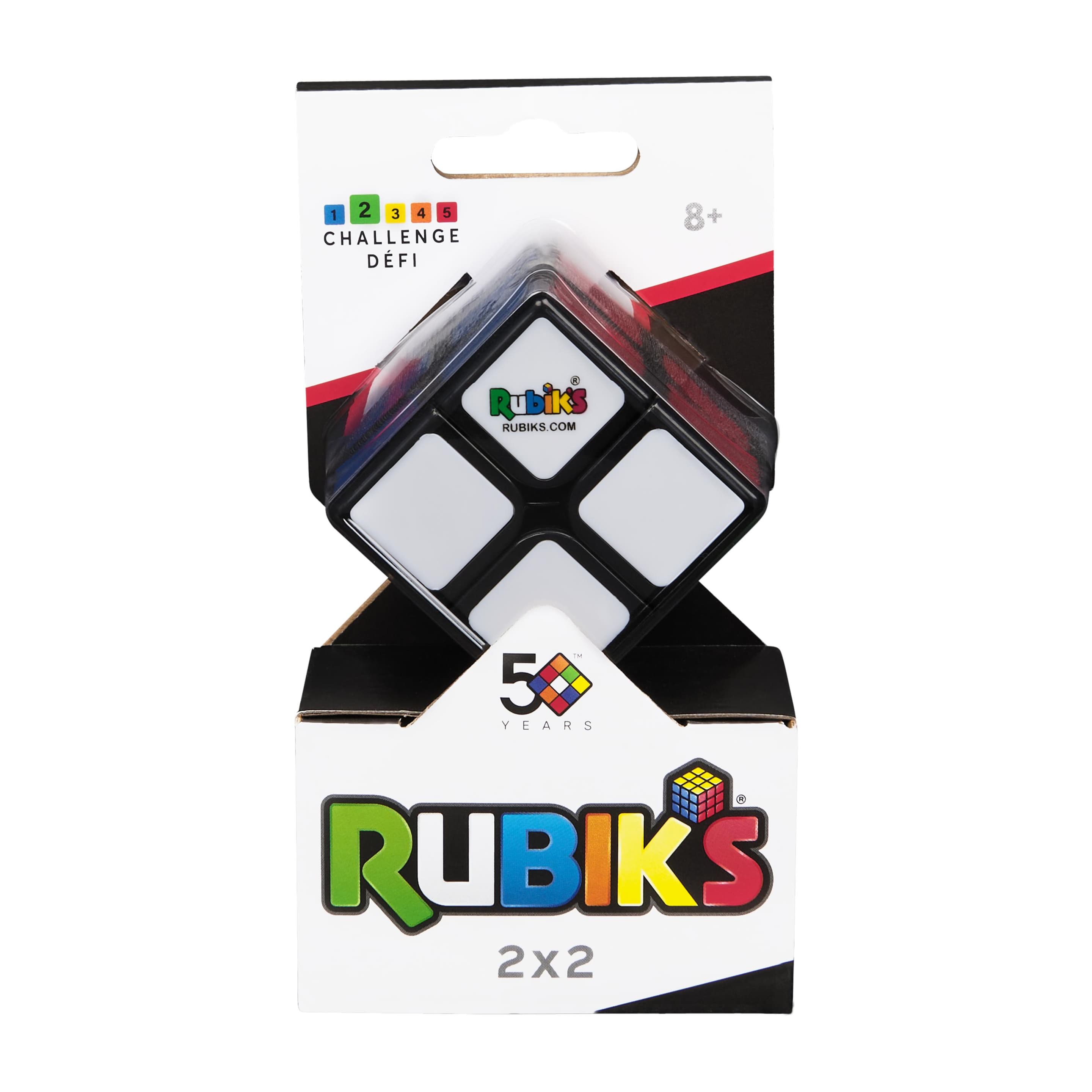 Cubo Mágico Rubik's Mini 2x2: el cubo 2x2 ideal para principiantes a partir de 8 años y perfecto para llevar a todas partes.