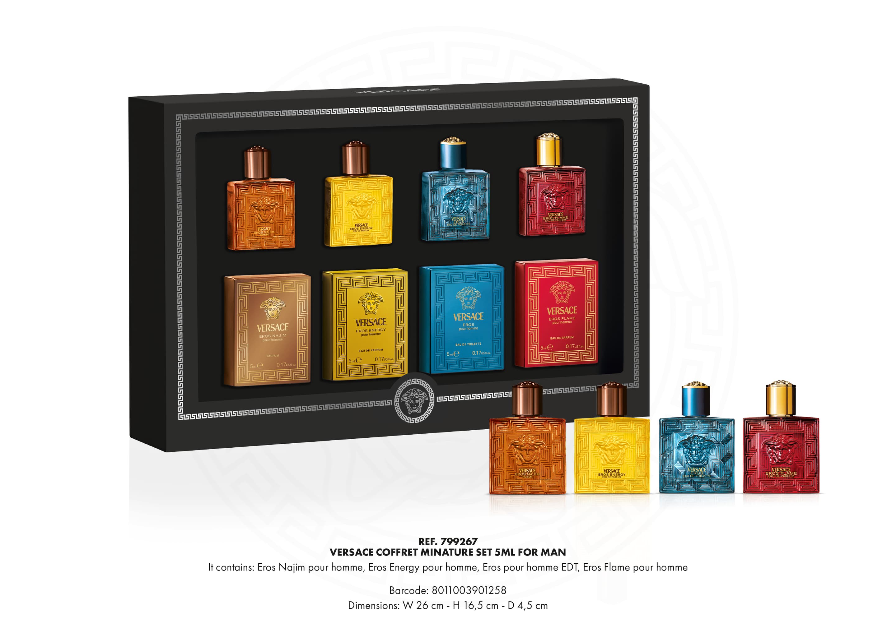 VERSACE Man Eau de Toilette Miniatur Geschenkpackung