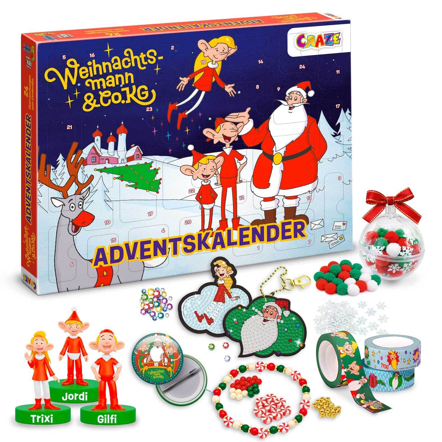 CRAZE - Adventskalender Weihnachtsmann & Co. KG