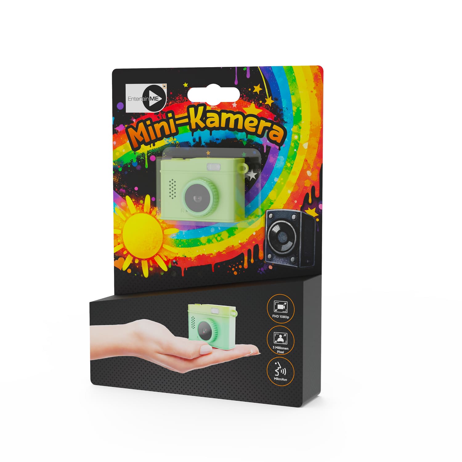 ENTERTAINME Mini Kamera, FHD 1080P