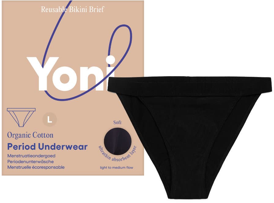 YONI Bio-Baumwolle Periodenunterwäsche Slip Bikini