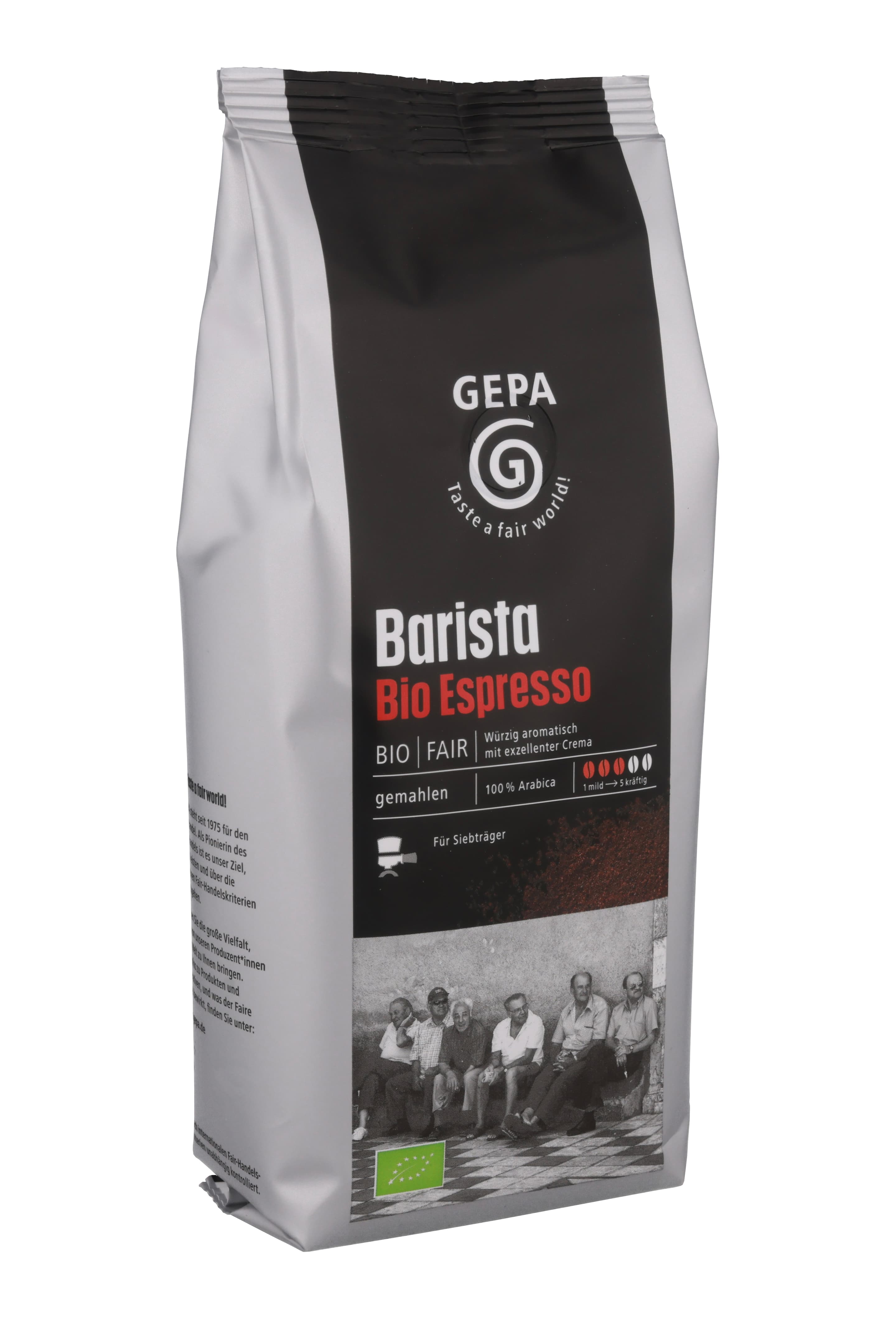 GEPA Barista Bio Espresso gemahlen
