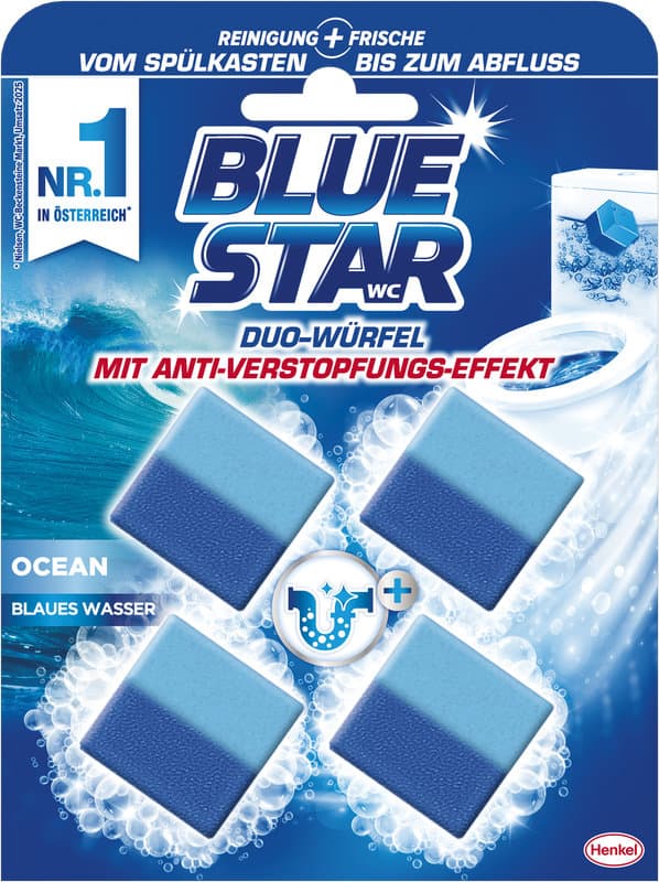 Blue Star Spülkasten-Würfel 2in1 Formel