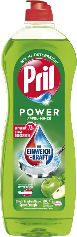 Pril Apfel & Minze Handgeschirrspülmittel.