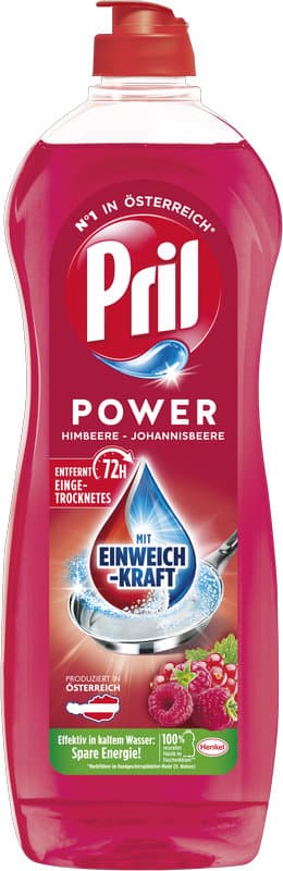 Pril Geschirrspülmittel Power Himbeere & Johannisbeere
