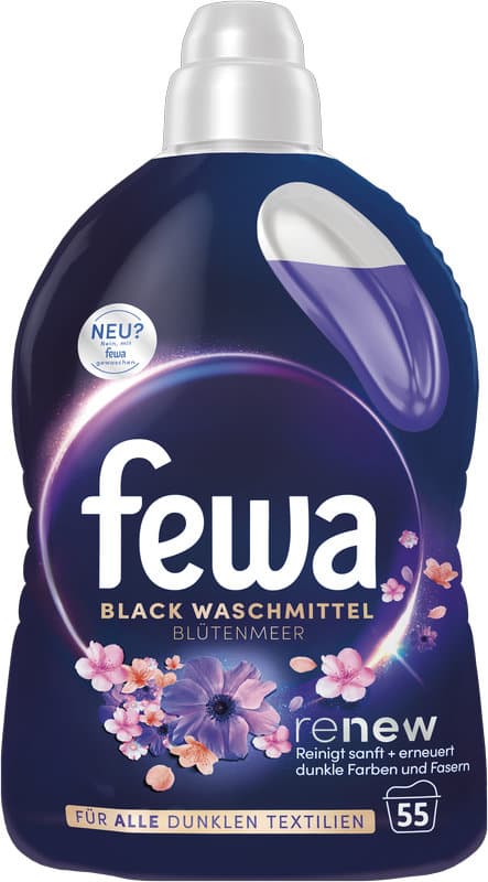 Fewa Black Waschmittel Blütenmeer