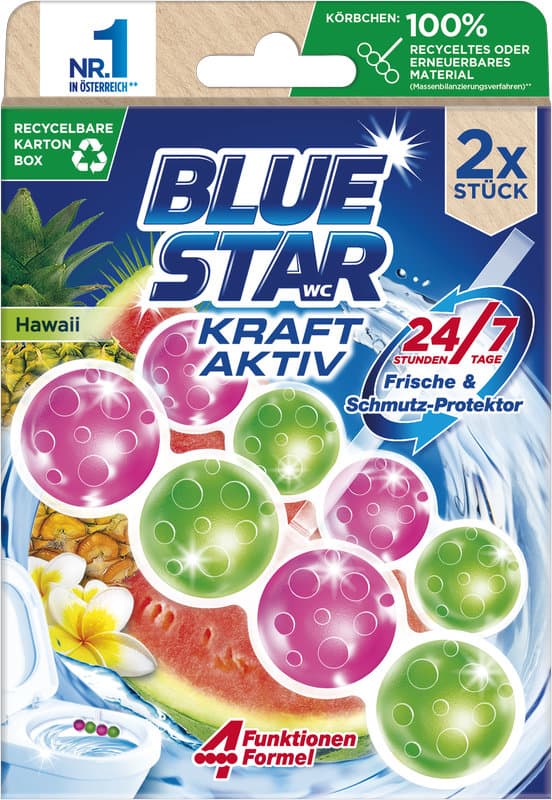 Blue Star WC-Steine Kraft Aktiv Hawaii