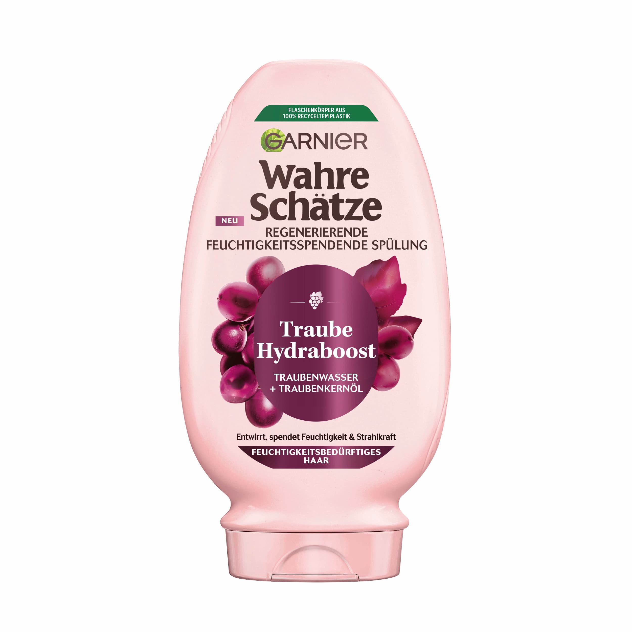 Garnier Wahre Schätze Regenerierende Feuchtigkeitsspendende Spülung Traube Hydraboost