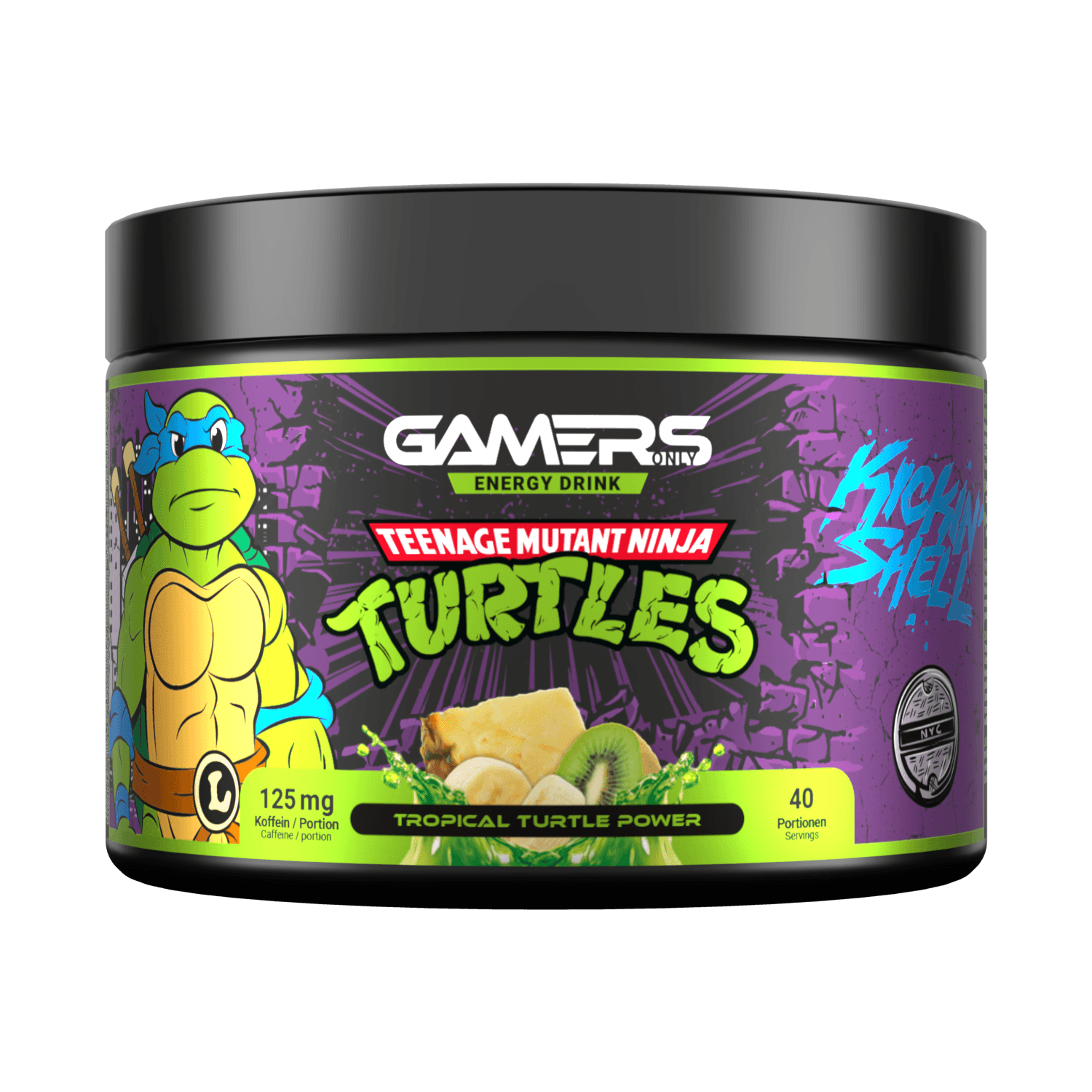 GAMERS ONLY Energy Drink Teenage Mutant Ninja Turtle