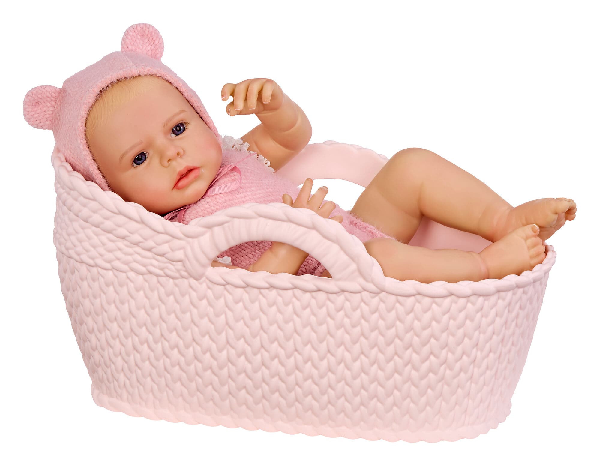 BABY born real Babypuppe Mädchen, heller Hautton, Augen offen