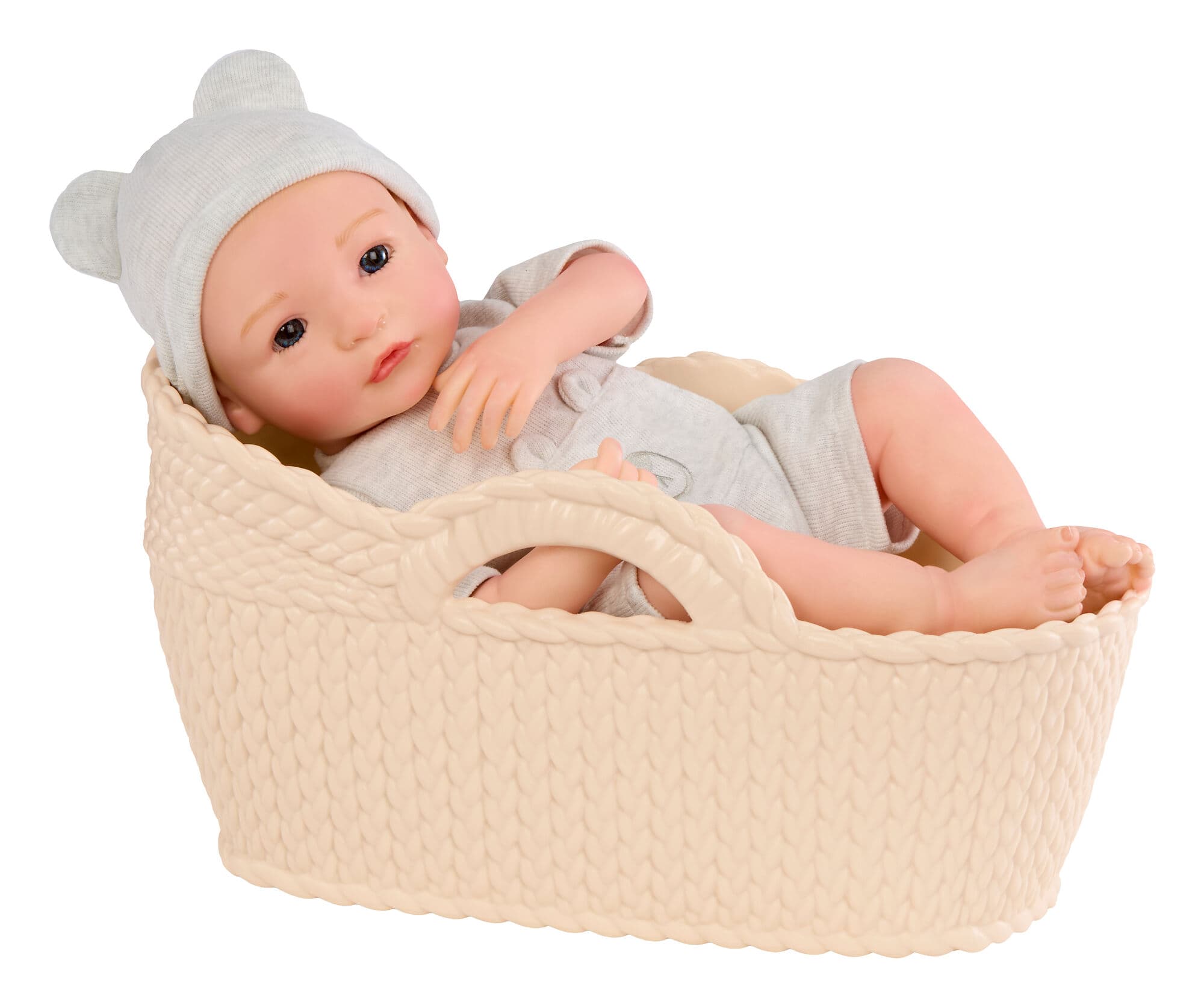 BABY born real Babypuppe Junge, sehr heller Hautton, Augen offen